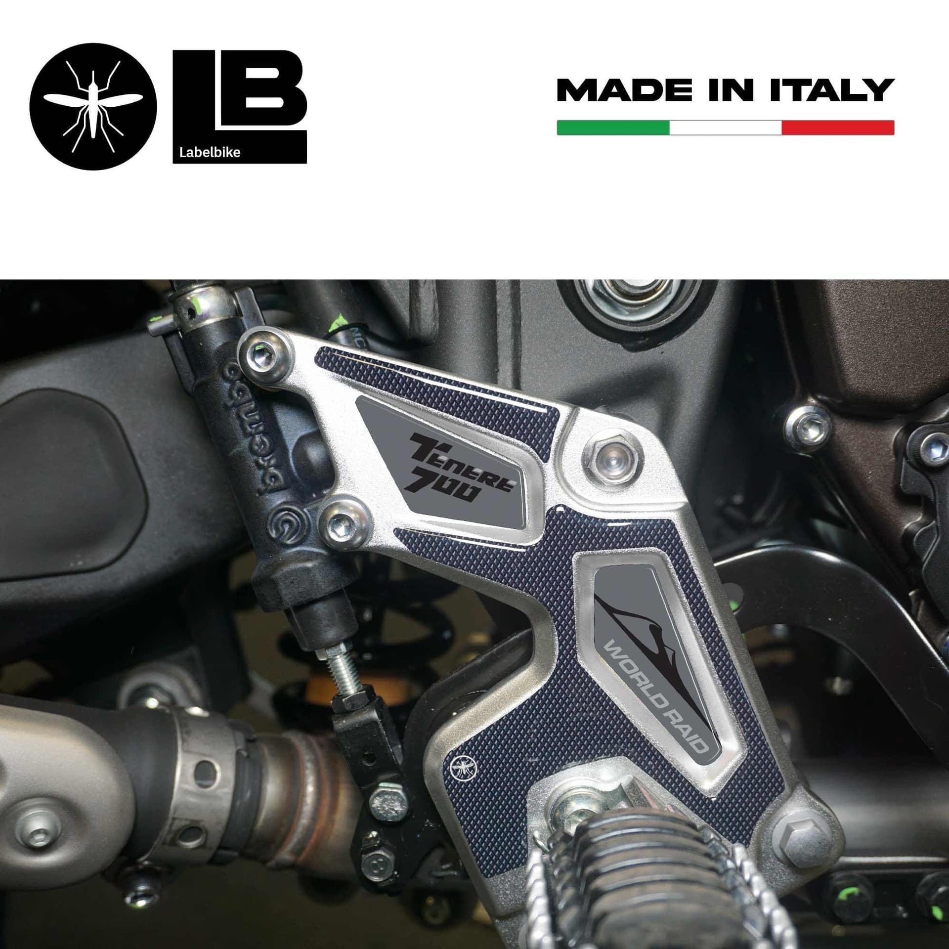 Kit Adesivi gel 3D protezioni battitacco compatibili con Yamaha Tenere 700 2022 in Decalcomanie adesivi e magneti LabelBike - Bibbiano, commercioVirtuoso.it