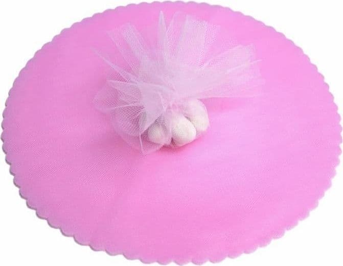 50 VELI TULLE PER BOMBONIERE TONDO ORGANZA MATRIMONI BATTESIMI LAUREE CONFETTI in Bomboniere Trade Shop italia - Napoli, commercioVirtuoso.it