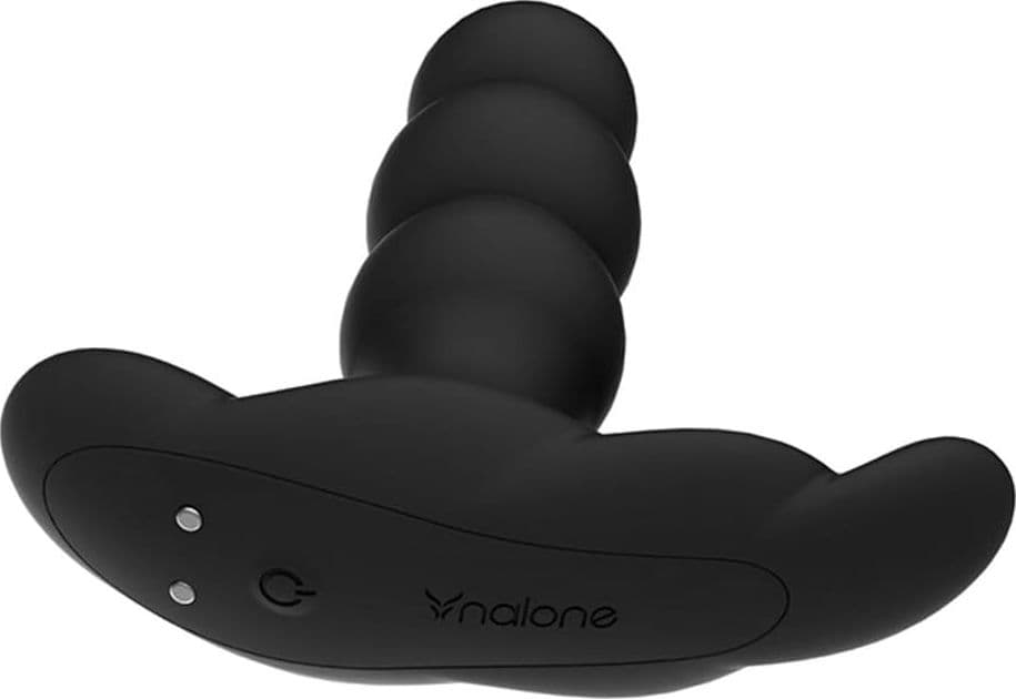 Nalone Pearl vibratore prostatico anale rotante nero telecomando USB waterproof in prodotto Erosdom - Palmi, commercioVirtuoso.it