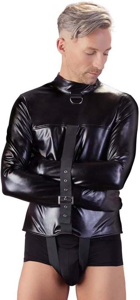 Fetish Collection Straitjacket S/M Camicia di Forza BDSM Nero in prodotto Erosdom - Palmi, commercioVirtuoso.it