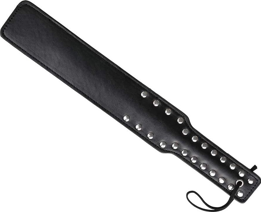 Sculacciatore 38 cm rosso & nero Premium paddle nero Bondage BDSM Fetish Fetish in prodotto Erosdom - Palmi, commercioVirtuoso.it