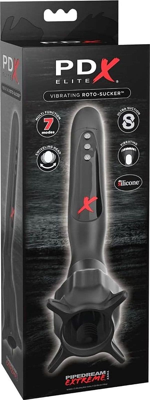 PDX Elite Vibrating Roto-Sucker orientabile rotante stimolante risucchio in prodotto Erosdom - Palmi, commercioVirtuoso.it