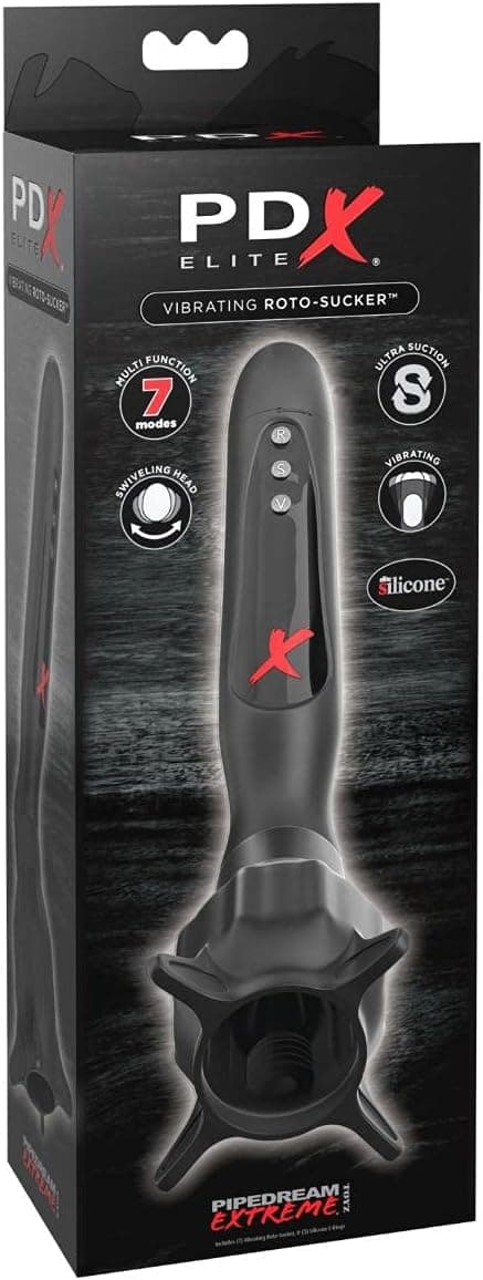 PDX Elite Vibrating Roto-Sucker orientabile rotante stimolante risucchio in prodotto Erosdom - Palmi, commercioVirtuoso.it