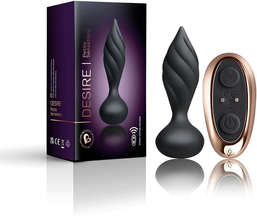 Plug anale vibrante Desire🔥stimolatore telecomando 10 vibrazioni silicone USB in prodotto Erosdom - Palmi, commercioVirtuoso.it