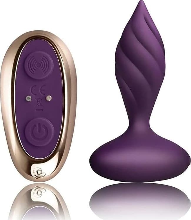 Rocks-Off Desire plug anale vibrazioni telecomando viola ricaarica USB e IPX7 in prodotto Erosdom - Palmi, commercioVirtuoso.it