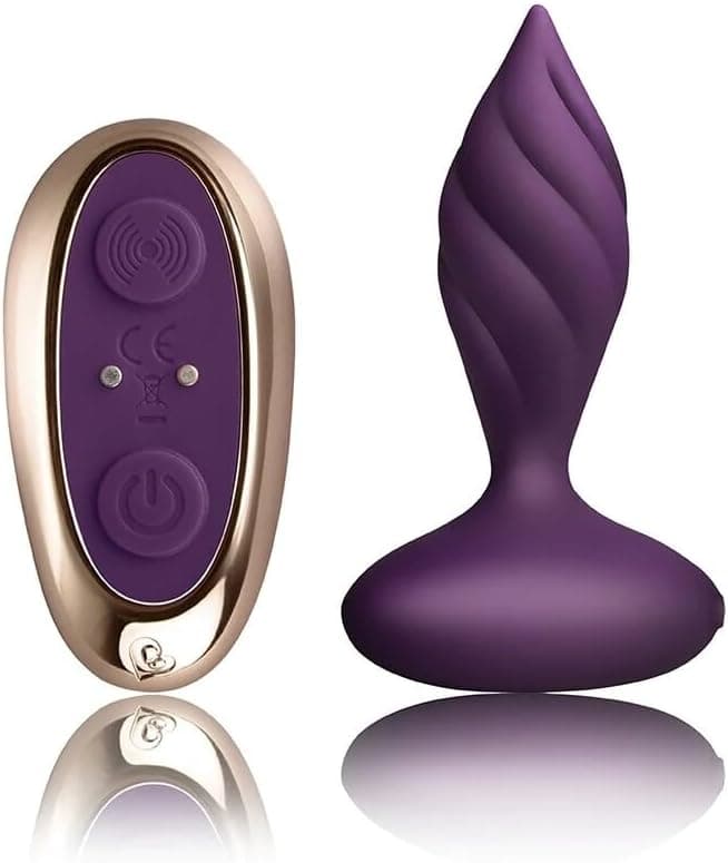 Rocks-Off Desire plug anale vibrazioni telecomando viola ricaarica USB e IPX7 in prodotto Erosdom - Palmi, commercioVirtuoso.it