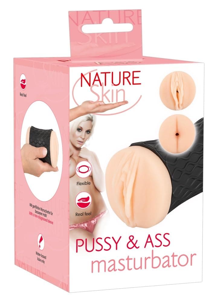 Nature Skin Pussy &amp; Ass Masturbator Masturbatore realistico doppio foro morbido in prodotto Erosdom - Palmi, commercioVirtuoso.it