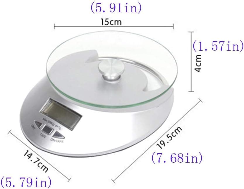 Bilancia digitale da cucina adatto per ambito domestico, massimo 5 kilogrammi in Bilance La Zappa - Altamura, commercioVirtuoso.it