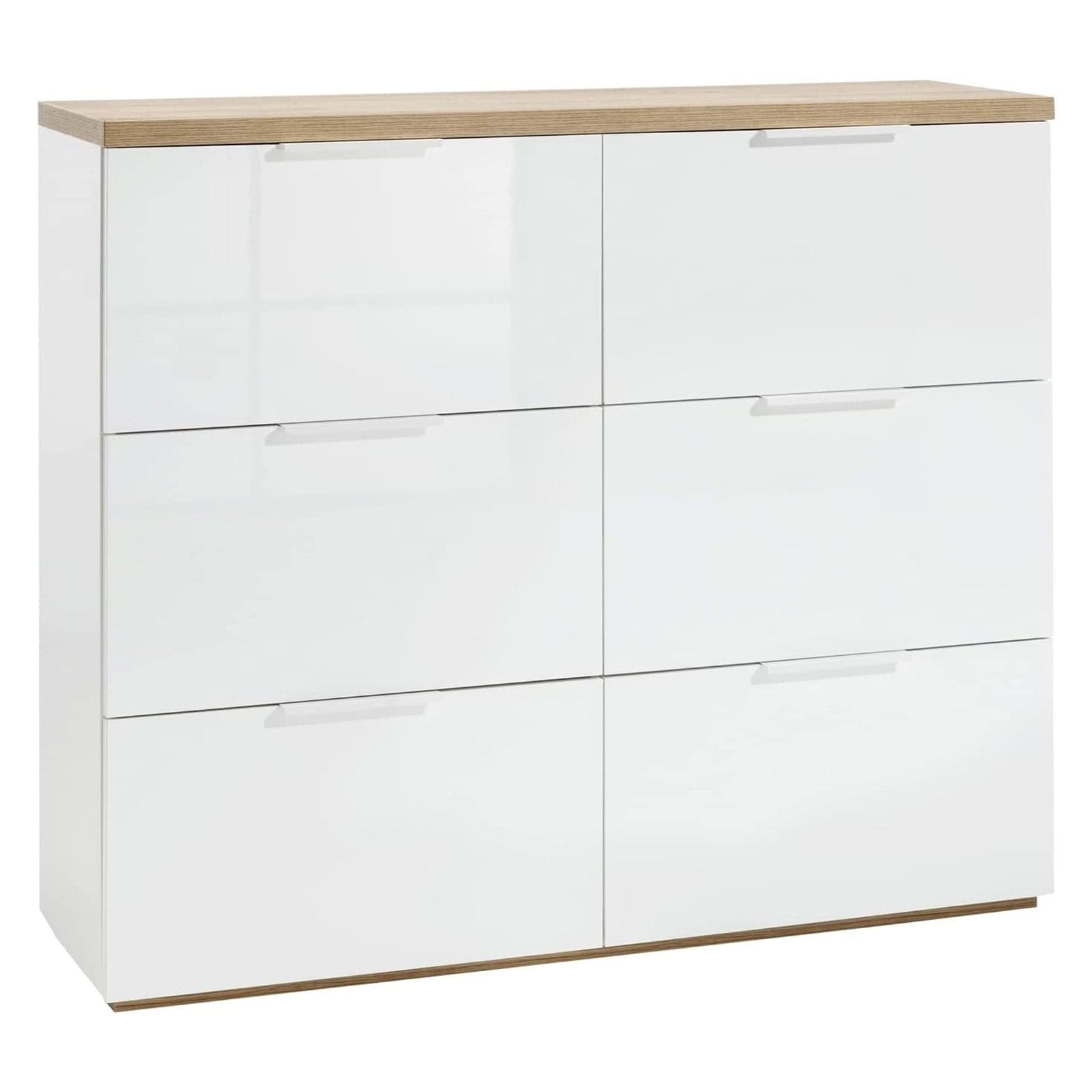 Scarpiera multiuso con 6 ante "Mundi" bianco laccato per interno armadio alto in Scarpiere Decor Space - Altamura, commercioVirtuoso.it