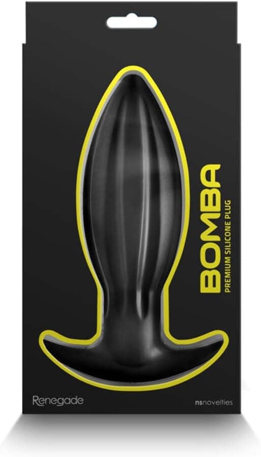 Plug anale Large Bomba Premium ultra morbido 18, 6 cm nero silicone morbido in prodotto Erosdom - Palmi, commercioVirtuoso.it
