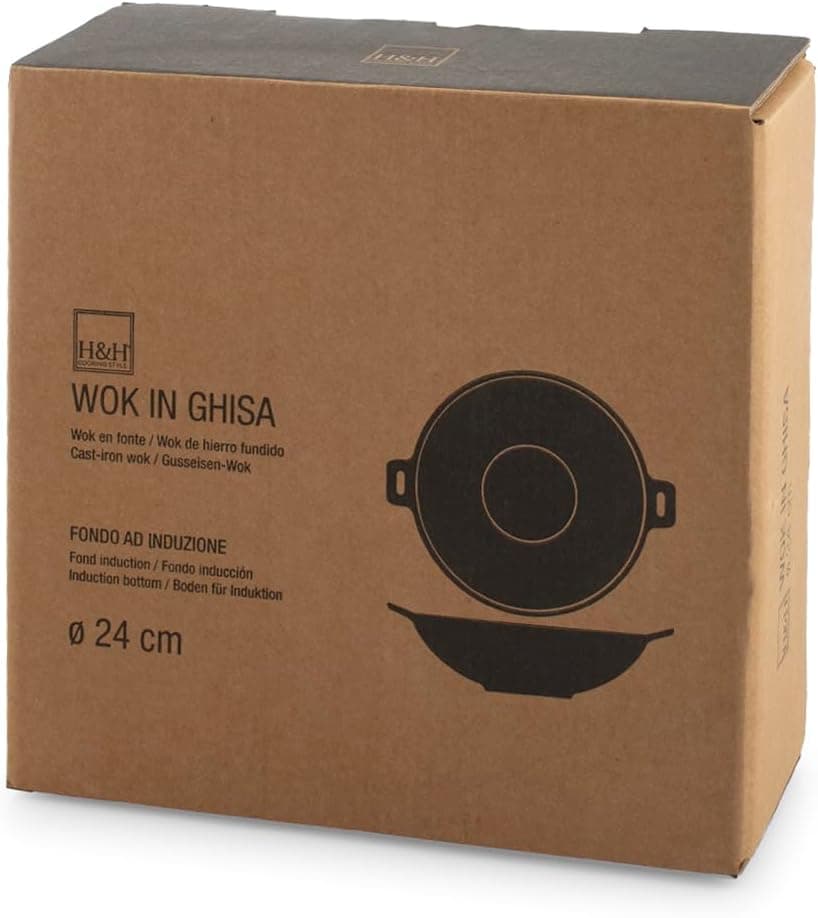 Wok 2 manici in ghisa smaltata cm 24 in Autocategorizzazione Più Di Più Ideas - Casalnuovo di Napoli, commercioVirtuoso.it