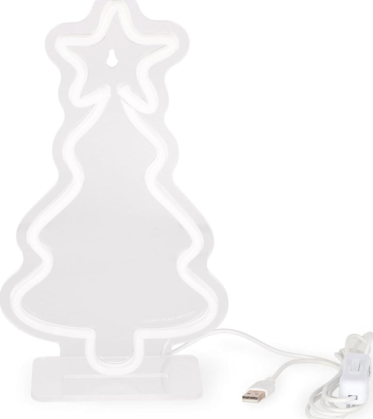 Legami Insegna Luminosa Led a Effetto Neon, Decorazione, For Indoor Use Only, Tema Xmas Tree in Lampadari Cartoleria Deja Vu - Crotone, commercioVirtuoso.it