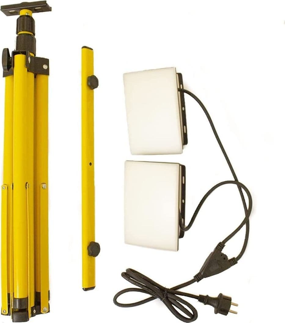KIT 2 PROIETTORI TYNEE PC 30W 4000K CABLIATI CON TREPIEDE - ElettroWatt.eu