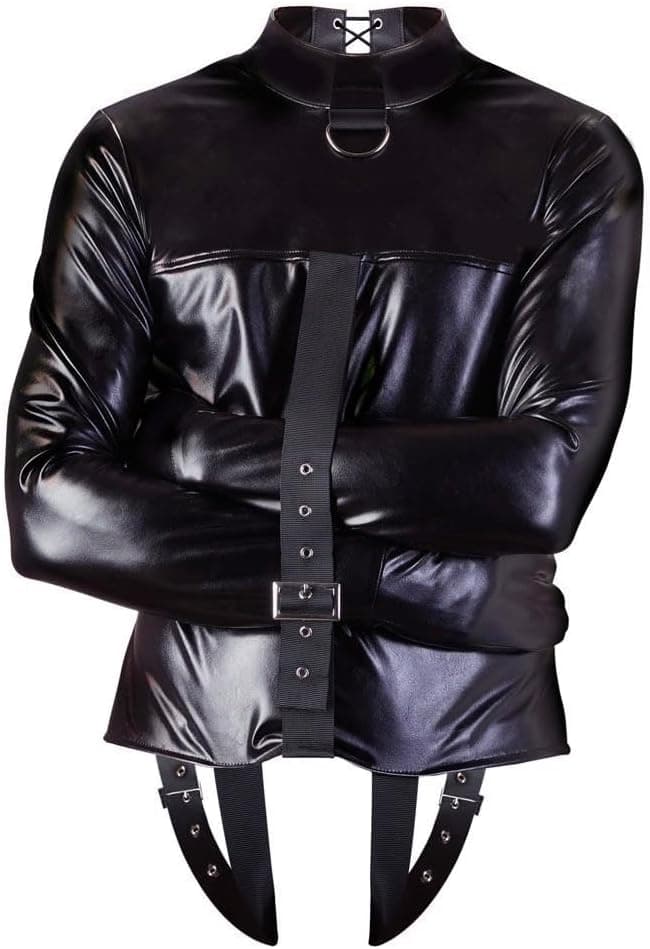 Fetish Collection Straitjacket S/M Camicia di Forza BDSM Nero in prodotto Erosdom - Palmi, commercioVirtuoso.it