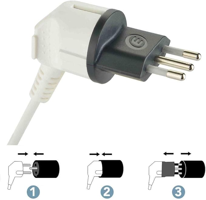 ELECTRALINE - ADATTATORE FISSO DA SCHUKO A10A in Adattatori da viaggio Stockdoc - Terni, commercioVirtuoso.it