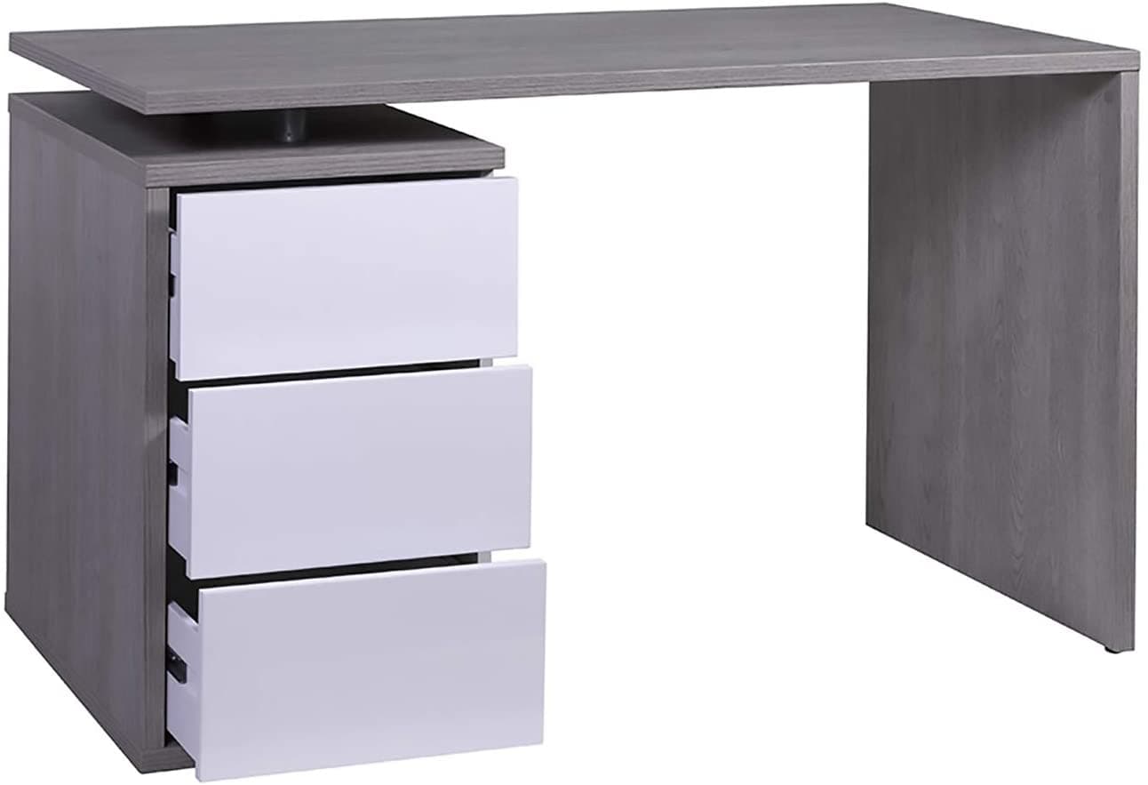 Scrivania con 3 cassetti, postazione porta PC da ufficio e cameretta 120 cm "Made in Italy" in Scrivanie Decor Space - Altamura, commercioVirtuoso.it