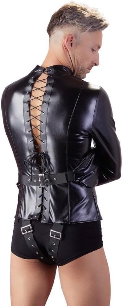 Fetish Collection Straitjacket S/M Camicia di Forza BDSM Nero in prodotto Erosdom - Palmi, commercioVirtuoso.it
