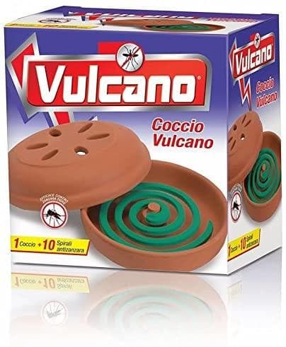 Diffusore In Coccio "vulcano" Porta Zampirone Antizanzare Con 10 Spirali Giardino e giardinaggio/Giardinaggio/Prodotti fitosanitari e pesticidi/Insetticidi/Insetticidi da esterni/Zanzare La Zappa - Altamura, Commerciovirtuoso.it