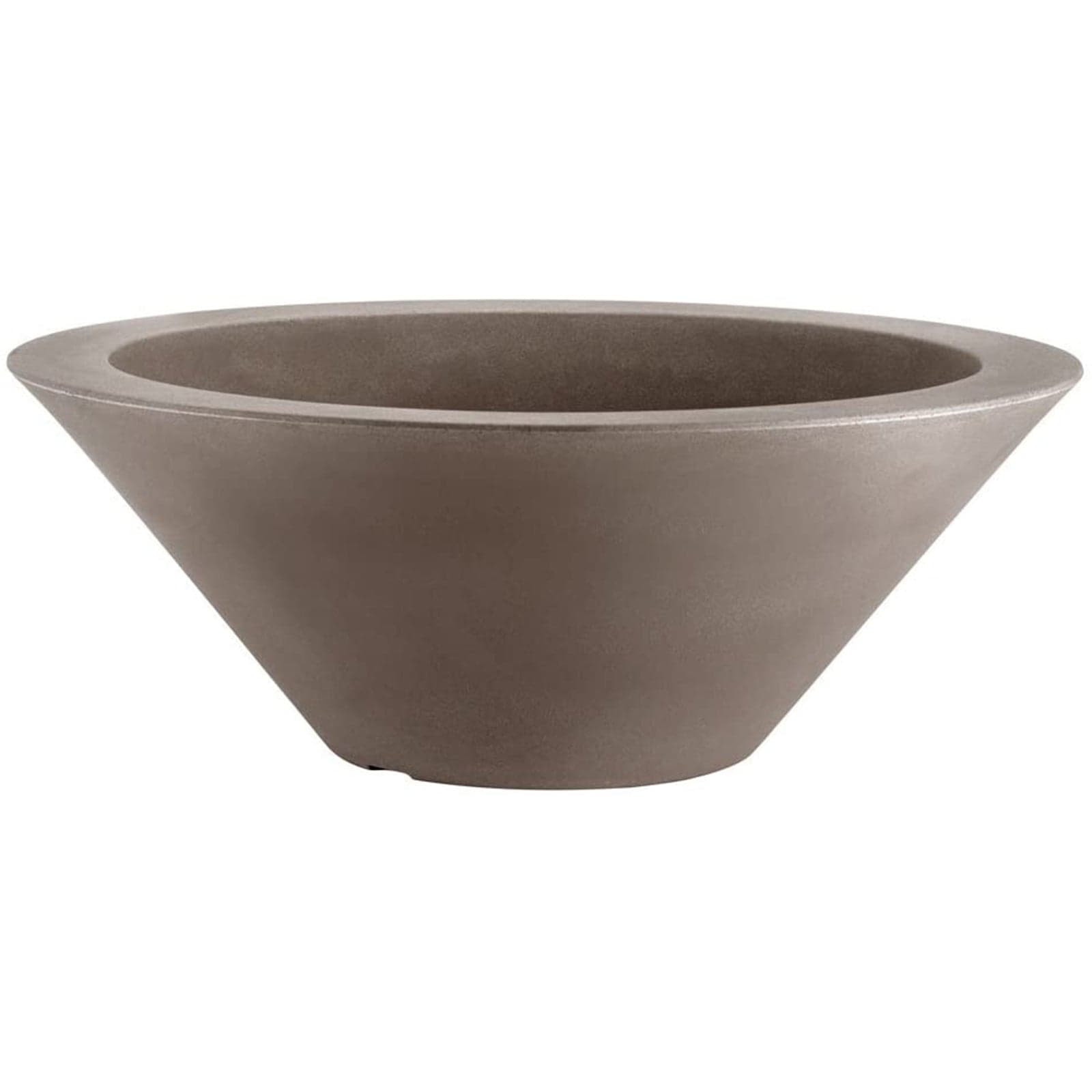 Vaso Moderno "Ciotola Schio" Essential in plastica da giardino per fiori e piante - 8