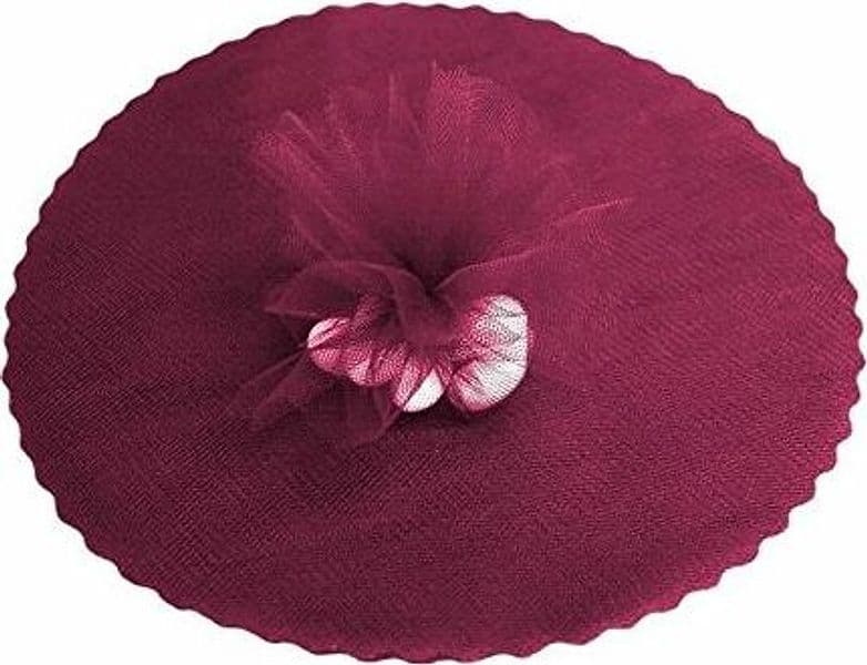 50 VELI TULLE PER BOMBONIERE TONDO ORGANZA MATRIMONI BATTESIMI LAUREE CONFETTI - 14