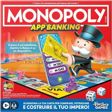 Hasbro - Gioco da Tavolo Monopoly App Banking in Giochi di società Centro Bimbo - Siderno, commercioVirtuoso.it