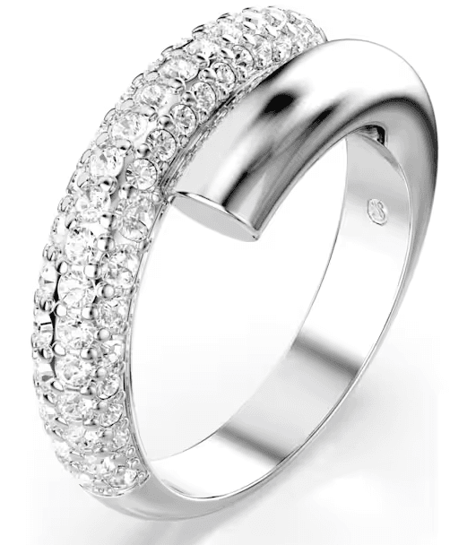 SWAROVSKI - Anello Dextera Bianco Placcato rodio