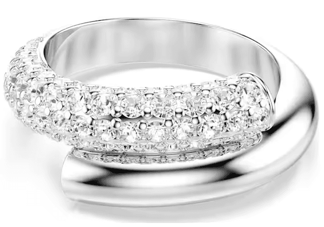 SWAROVSKI - Anello Dextera Bianco Placcato rodio in Anelli Alba Gioielli - Casoria, commercioVirtuoso.it