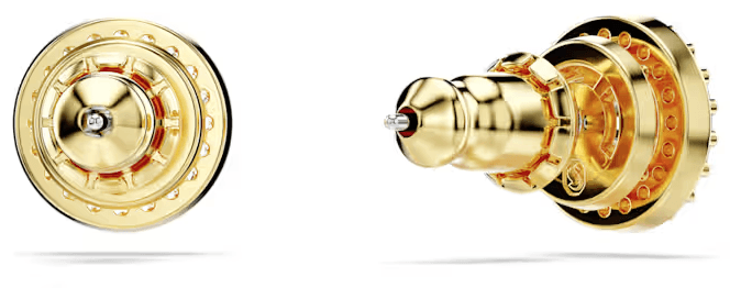 SWAROVSKI - Orecchini a lobo Una Tono Dorato Placcato color oro in Orecchini Alba Gioielli - Casoria, commercioVirtuoso.it