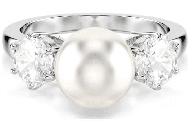 SWAROVSKI - Anello Matrix Perla bianca placcato rodio in Anelli Alba Gioielli - Casoria, commercioVirtuoso.it