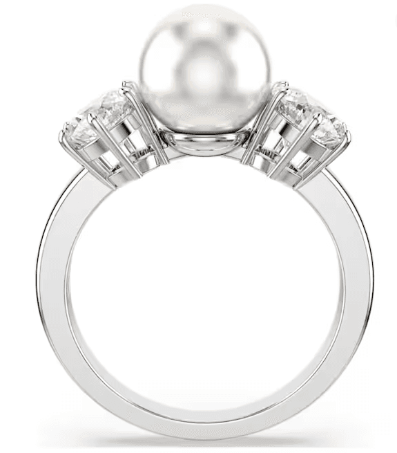 SWAROVSKI - Anello Matrix Perla bianca placcato rodio in Anelli Alba Gioielli - Casoria, commercioVirtuoso.it