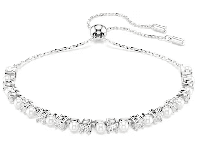 SWAROVSKI - Bracciale Matrix perla bianca placcato rodio in Bracciali Alba Gioielli - Casoria, commercioVirtuoso.it