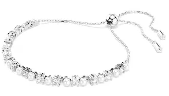 SWAROVSKI - Bracciale Matrix perla bianca placcato rodio in Bracciali Alba Gioielli - Casoria, commercioVirtuoso.it