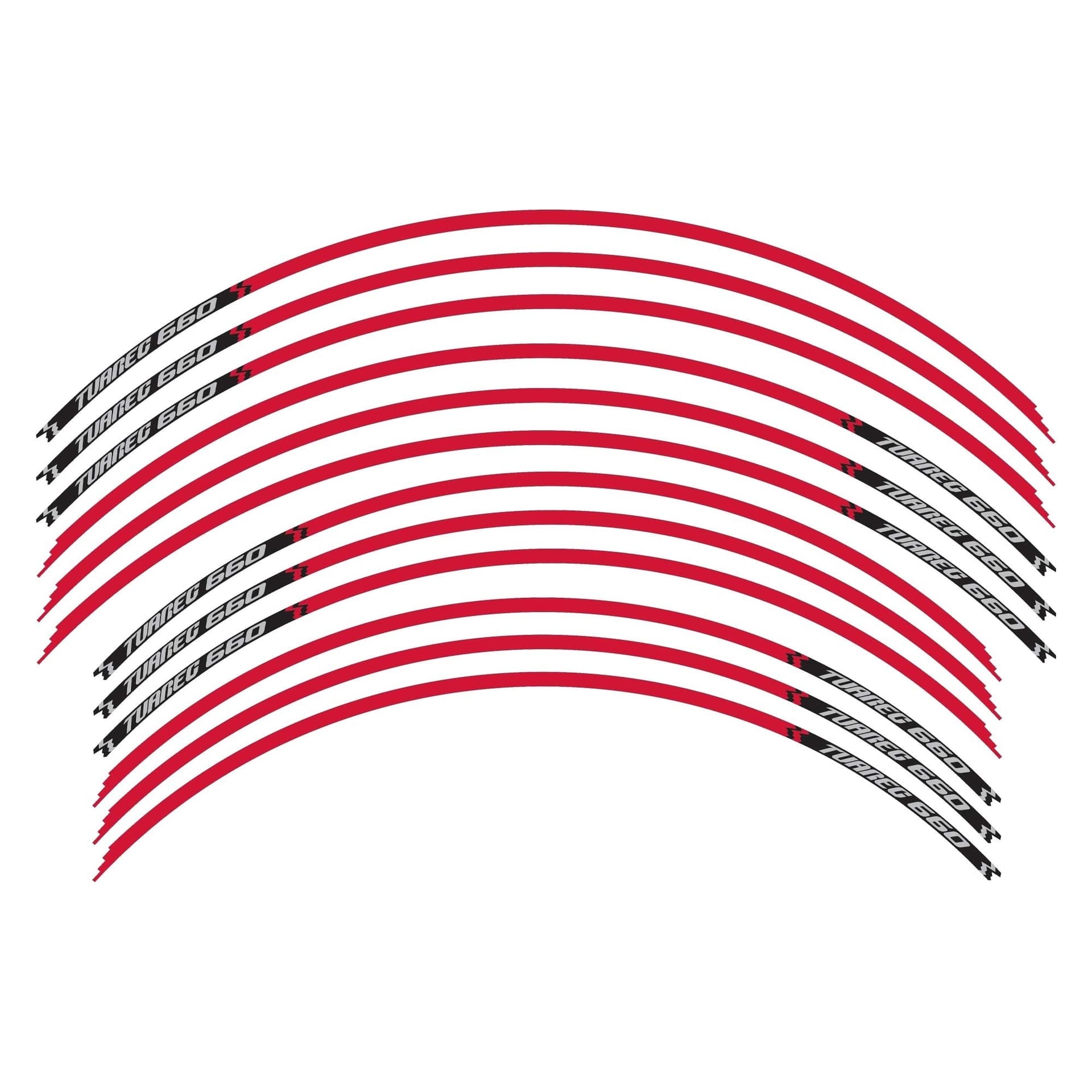 Kit strisce adesive per cerchi moto compatibili con Aprilia Tuareg 660 2022-2023 in Decalcomanie adesivi e magneti LabelBike - Bibbiano, commercioVirtuoso.it