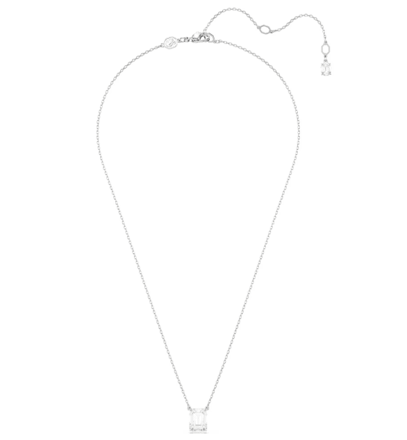 SWAROVSKI - Collana con Pendente Stilla Taglio ottagonale, Bianco, Placcato rodio in Collane Alba Gioielli - Casoria, commercioVirtuoso.it