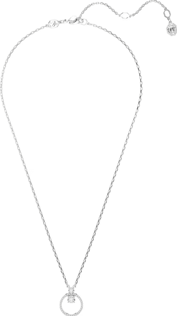 SWAROVSKI - Collana con Pendente Constella Taglio Round, Bianco, Placcato rodio in Collane Alba Gioielli - Casoria, commercioVirtuoso.it