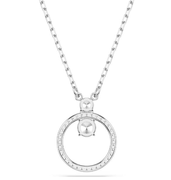 SWAROVSKI - Collana con Pendente Constella Taglio Round, Bianco, Placcato rodio in Collane Alba Gioielli - Casoria, commercioVirtuoso.it