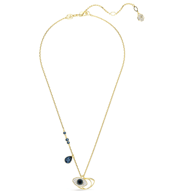 SWAROVSKI - Collana con Pendente Symbolica Evil eye, Blu, Placcato color oro in Collane Alba Gioielli - Casoria, commercioVirtuoso.it