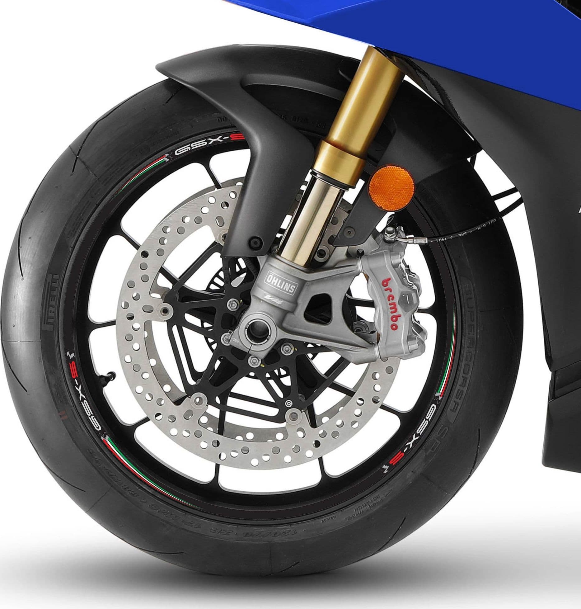 Kit strisce adesive per cerchi ruote 17" compatibili con Suzuki GSXS 950-1000 in Decalcomanie adesivi e magneti LabelBike - Bibbiano, commercioVirtuoso.it