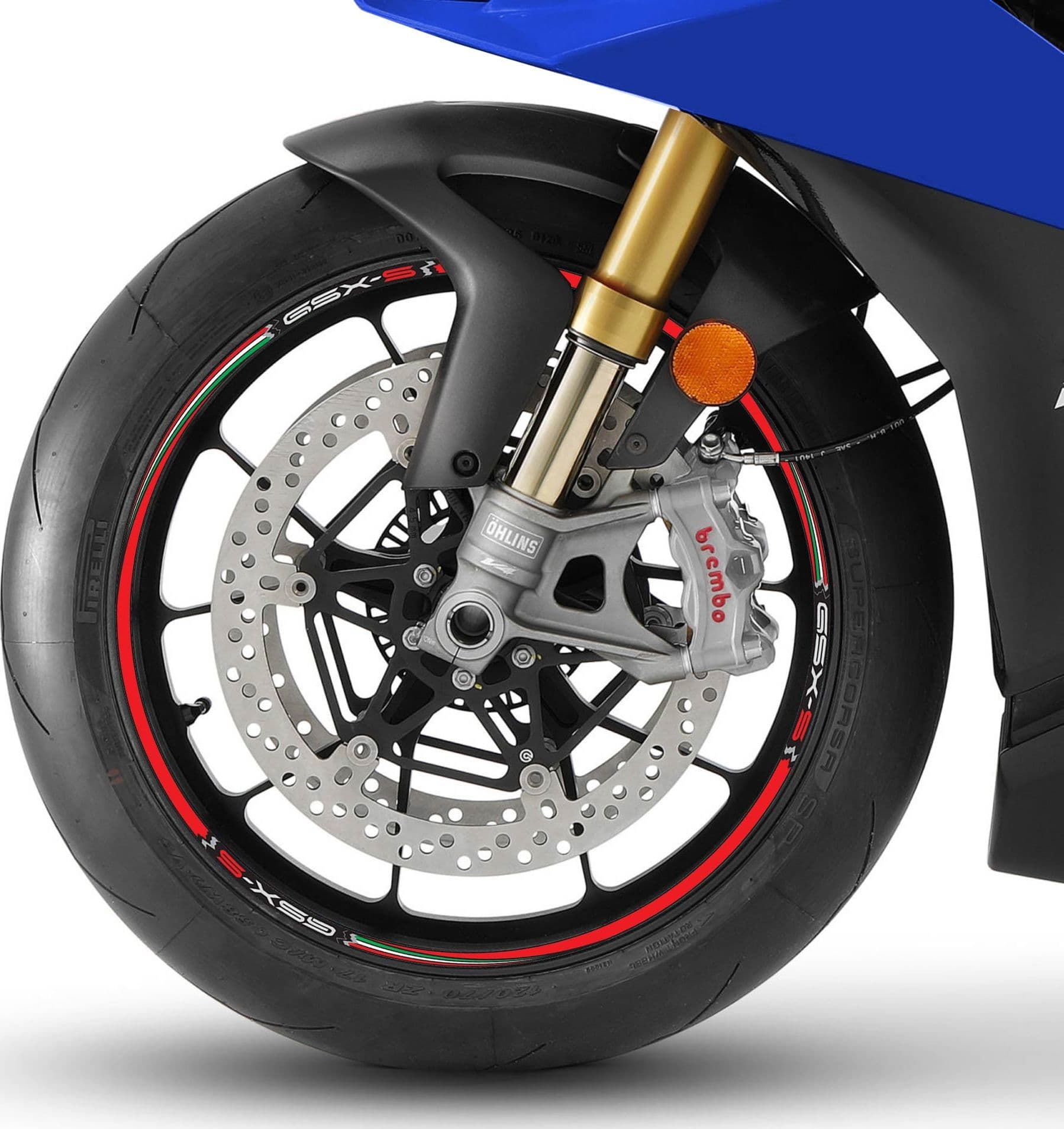 Kit strisce adesive per cerchi ruote 17" compatibili con Suzuki GSXS 950-1000 in Decalcomanie adesivi e magneti LabelBike - Bibbiano, commercioVirtuoso.it
