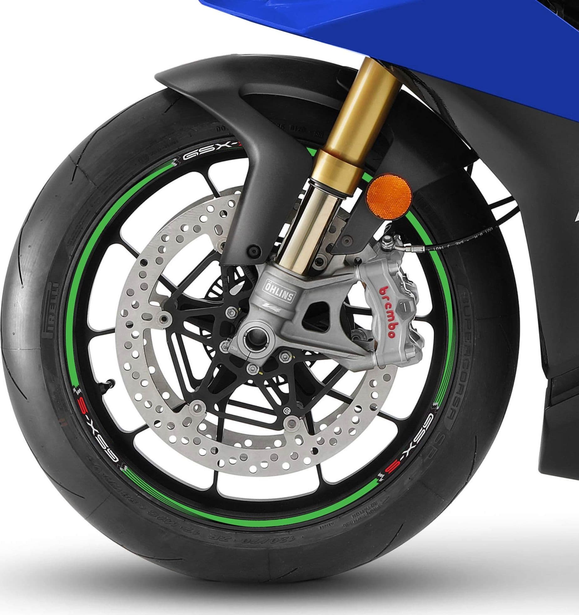 Kit strisce adesive per cerchi ruote 17" compatibili con Suzuki GSXS 950-1000 in Decalcomanie adesivi e magneti LabelBike - Bibbiano, commercioVirtuoso.it