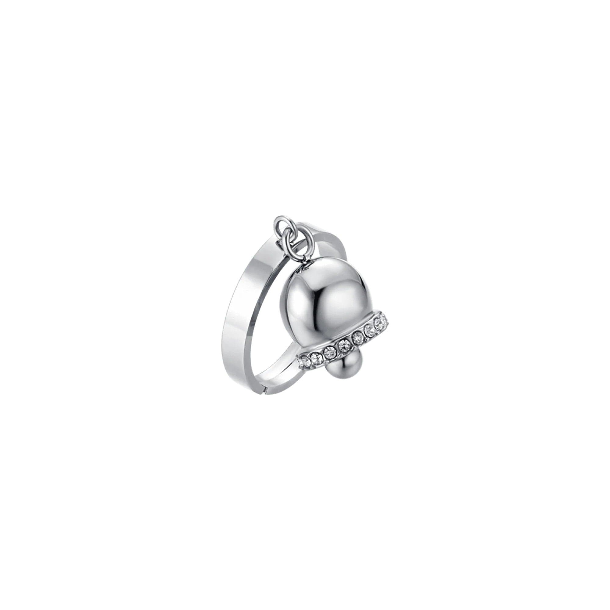 Luca Barra - Anello donna con campanella con cristalli bianchi in Anelli Alba Gioielli - Casoria, commercioVirtuoso.it