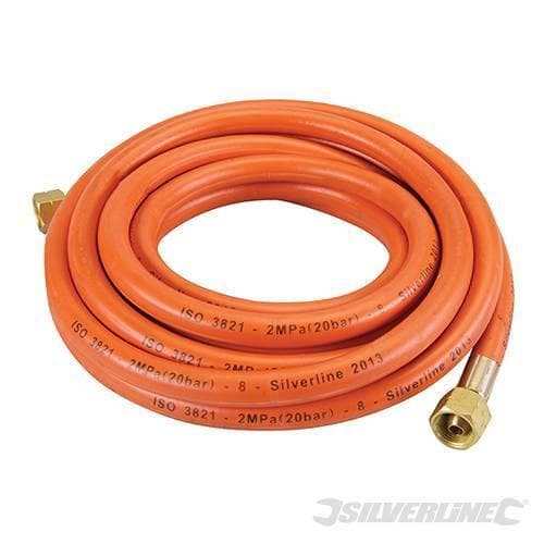 Tubo gas per butano e propano con connettori pressione 20 bar silverline - 7