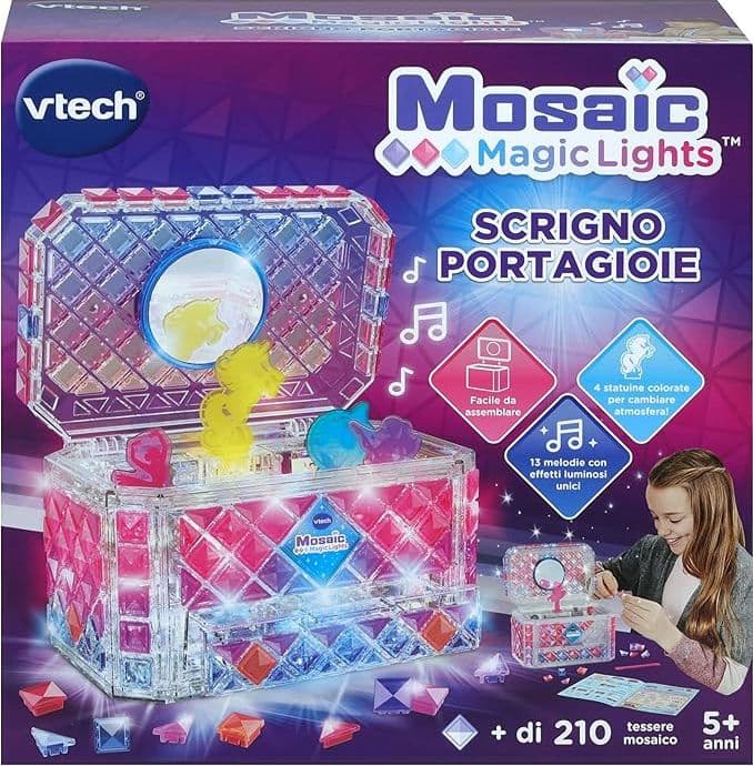 VTech - Scrigno Portagioie Mosaic Magic Lights in Mosaici Centro Bimbo - Siderno, commercioVirtuoso.it
