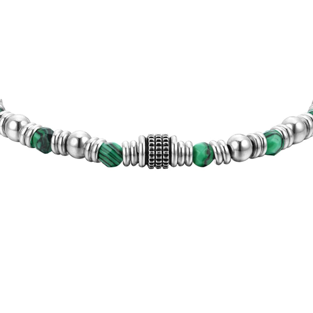 Luca Barra - Bracciale malachite verde in Bracciali Alba Gioielli - Casoria, commercioVirtuoso.it