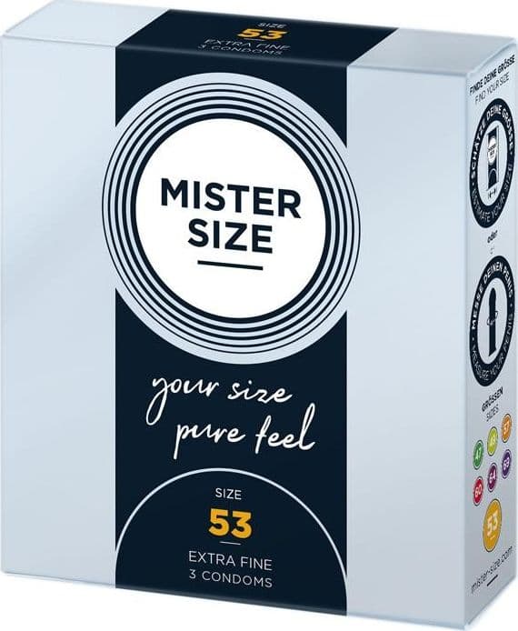 Mister Size - Profilattici 3pz 53 in Preservativi maschili Mettimelo.it - Casoria, commercioVirtuoso.it