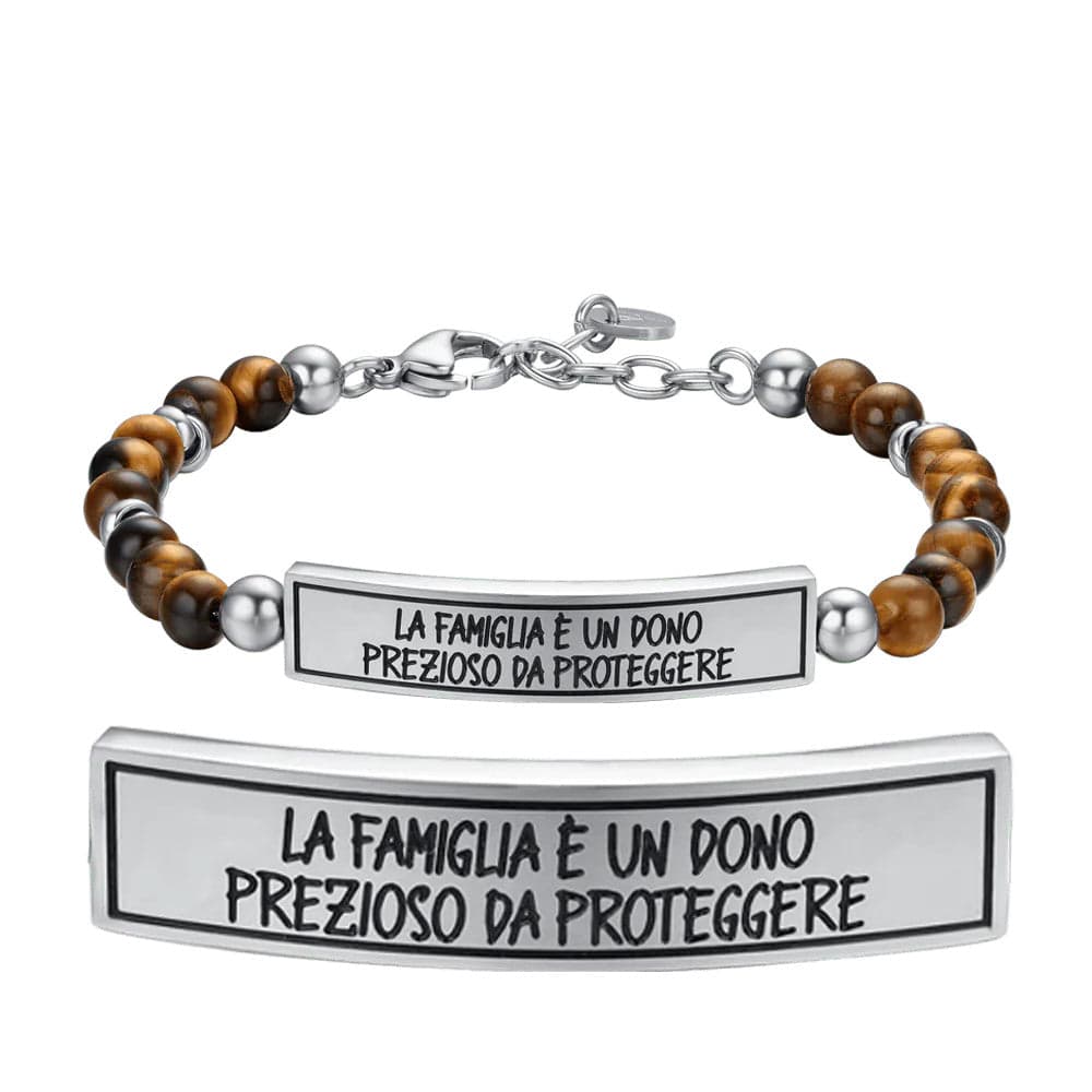 Luca Barra - Bracciale la famiglia è un dono prezioso da proteggere in Bracciali Alba Gioielli - Casoria, commercioVirtuoso.it
