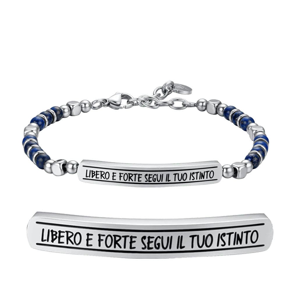Luca Barra - Bracciale libero e forte segui il tuo istinto in Bracciali Alba Gioielli - Casoria, commercioVirtuoso.it
