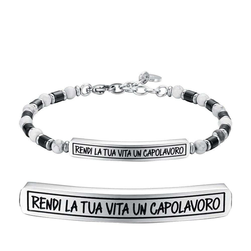 Luca Barra - Bracciale rendi la tua vita un capolavoro in Bracciali Alba Gioielli - Casoria, commercioVirtuoso.it