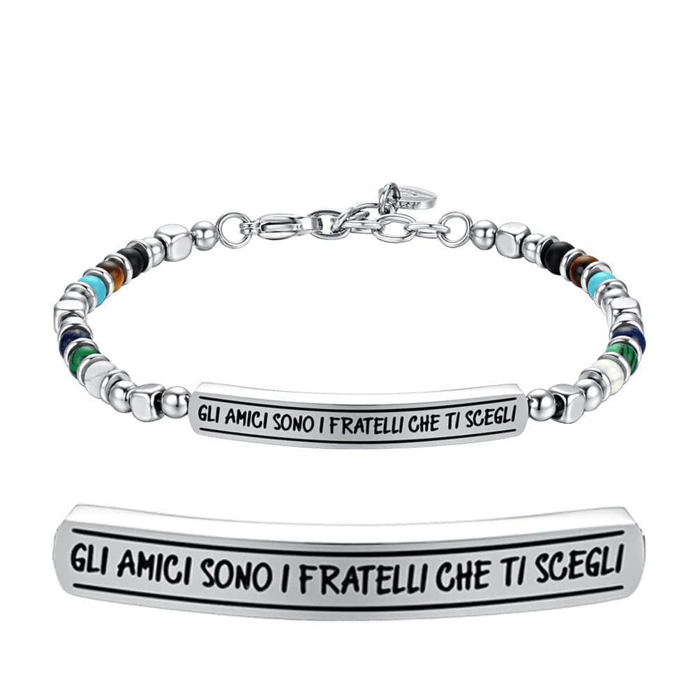 Luca Barra - Bracciale gli amici sono i fratelli che ti scegli in Bracciali Alba Gioielli - Casoria, commercioVirtuoso.it