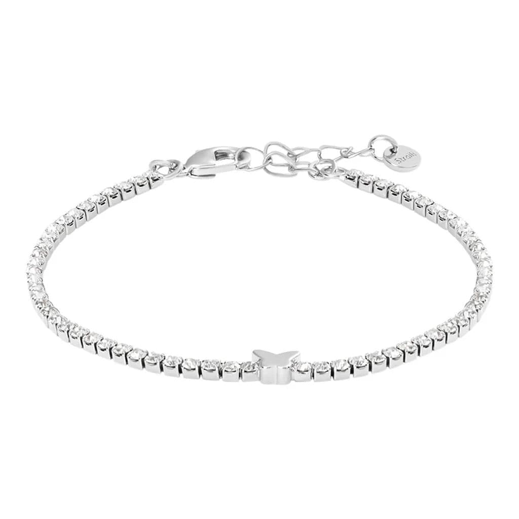 Stroili - Bracciale Tennis Romantic Shine Metallo Cristallo